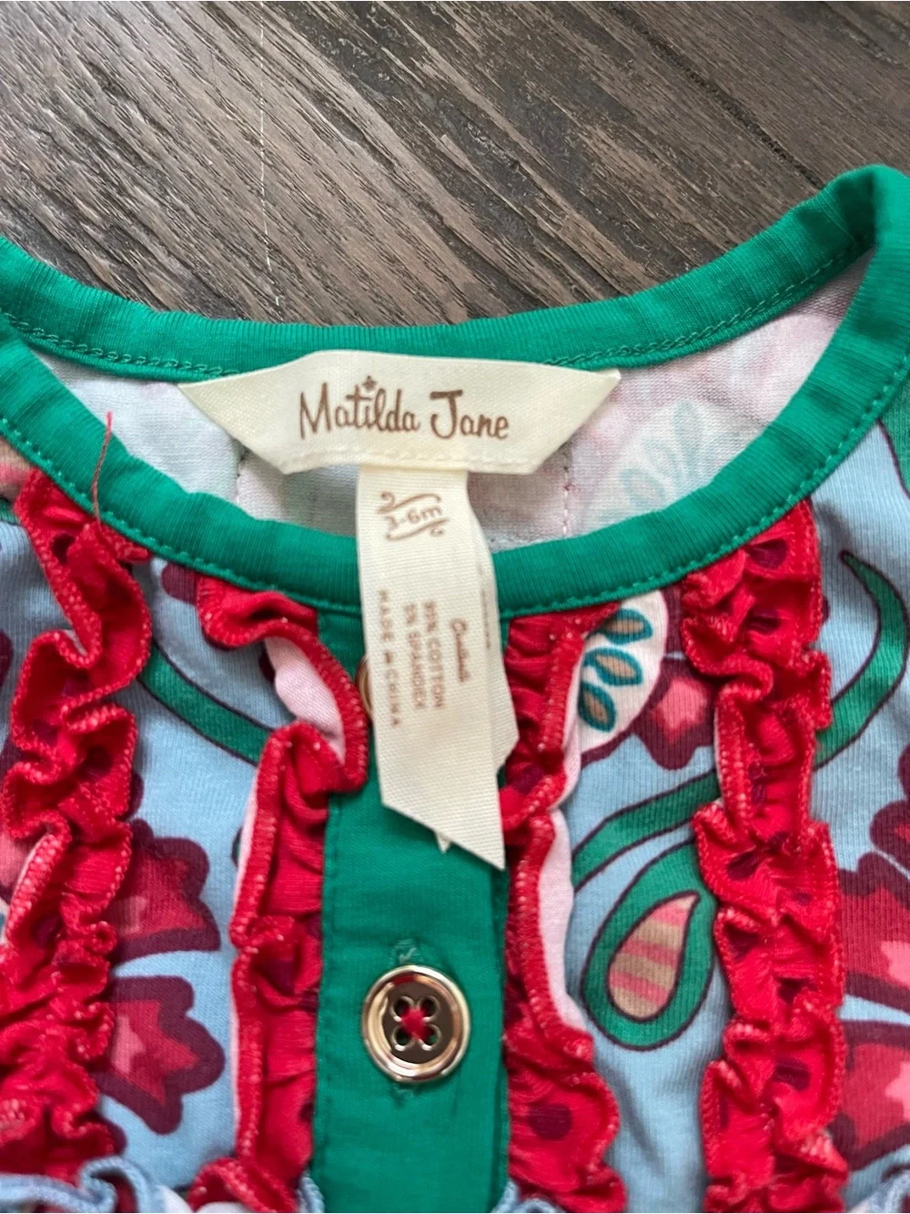 Matilda Jane polka ruffled playful